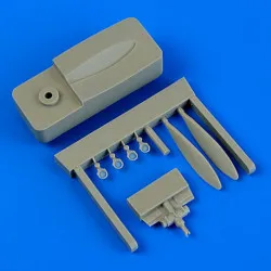 Quickboost 72499 1/72 I-153 Propeller B W/Tool For Icm Accessories Kit