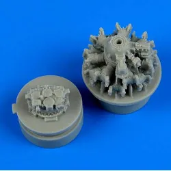 Quickboost 72518 1/72 F4f-4 Wildcat Engine Accessories Kit