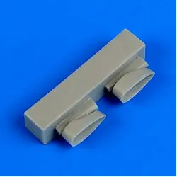 Quickboost 72519 1/72 F4f-4 Wildcat Exhaust For Airfix Accessories Kit