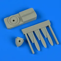 Quickboost 72563 1/72 Yak-3 Propeller W/Tool For Zvezda/Hasegawa Accessories