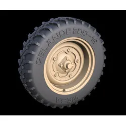 Panzer Art Re35-266 1/35 Schwimmwagen Offroad Wheels Accessories Kit