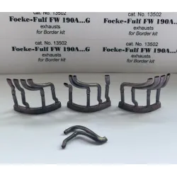 Rexx13502 1/35 Focke-fulf Fw 190a/G Exhaust For Border Kit