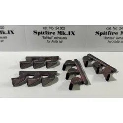 Rexx24002 1/24 Fishtail Exhausts For Spitfire Mk Ix For Airfix