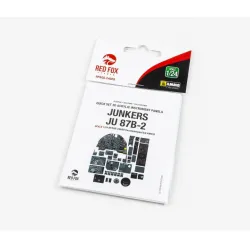 Red Fox Qs-24028 1/24 Junkers Ju 87b Stuka 3d Acrylic Instrument Panels