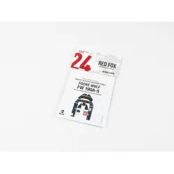 Red Fox Qs-24035 1/24 3d Instrument Panels For Focke Wulf Fw 190a-5 For Airfix