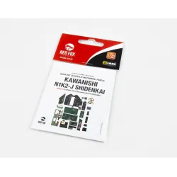 Red Fox Qs32145 1/32 Kawanishi N1k2-j Shidenkai 3d Acrylic Instrument Panel