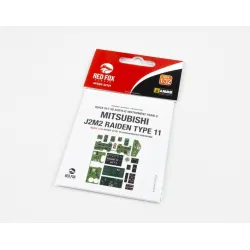 Red Fox Qs32151 1/32 Mitsubishi J2m2 Raiden Type 11 3d Acrylic Instrument Panel