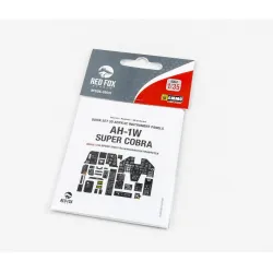 Red Fox Qs-35031 1/35 Ah-1w Super Cobra 3d Acrylic Instrument Panels