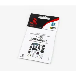 Red Fox Qs-48203 1/48 Lockheed Martin F-35c Lightning Ii 3d Acrylic Instrument Panels