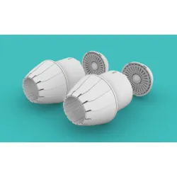 Rise144 Models Rm078 1/144 B-1b Lancer Exhaust Early Close Option Academy