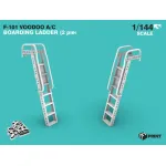 Rise144 Models Rm091 1/144 F-101 A/C Boarding Ladder 2 In Kit Valom Kit