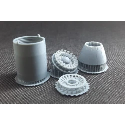 Rise144 Models Rm48002 1/48 F-16 Ge Exhaust Close For New Kinetic Kits