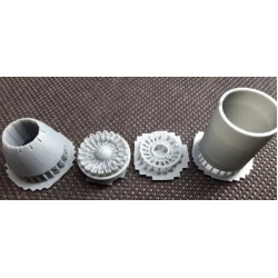 Rise144 Models Rm72010 1/72 F-16 Ge Exhaust Close For Tamiya Kit