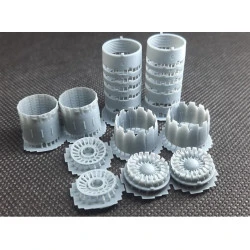 Rise144 Models Rm72011 1/72 F-14 Ge Exhaust Open For Academy Kit