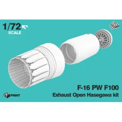 Rise144 Models Rm72023 1/72 F16 Pw F100 Exhaust For Hasegawa Kit