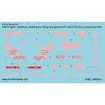 Rise144 Models Rmd001 1/144 F-16c Decals Warhawks Have Glass Scheme