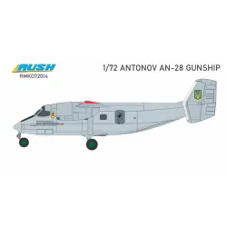 Rush Model Kits Rmkd72014 1/72 Decal For Aircraft Antonov An-28 Gunship