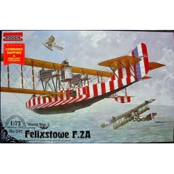Roden 047 1/72 Felixstowe F.2a W/Upper Wing Gunner Position Flying Boat