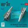 Reskit Rs48-0503 1/48 Aim-26b Rb27 Falcon Missiles 2 Pcs F-106a J-35f/J Mirage 3-s 3d Printed