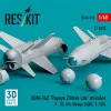 Reskit Rs48-0518 1/48 Agm-142 Popeye 2/Have Lite Missiles 2 Pcs