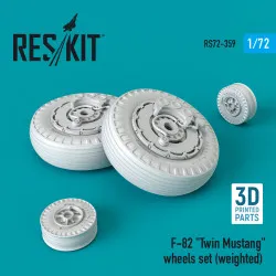 Reskit RS72-0359 1/72 F-82 Twin Mustang (weighted) wheels set