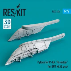 Reskit RS72-0376 1/72 Pylons for P-8A Poseidon for BPK kit (2 pcs) 3D Printing