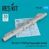 Reskit RS72-0409 1/72 AN / ALQ-119 ECM pod (long length version) (A-7, A-10, F-4, F-16, F-105, F-111) (3D printing)