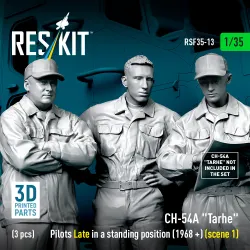 Reskit Rsf35-0013 1/35 Ch-54a Tarhe Pilsvots Late In A Standing Position 1968 Scene 1 3 Pcs