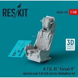 Reskit Rsu48-0228 1/48 A 7 E D Corsair Ii Ejection Seat Sju 8 A Late For Hobbyboss Kit 3d Printed