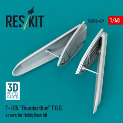 Reskit Rsu48-0407 1/48 F-105 Thunderchief F.o.d. Covers For Hobbyboss Kit