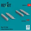 Reskit Rsu48-0444 1/48 ​He 111 H 6 exhaust nozzles for ICM kit 3D printed