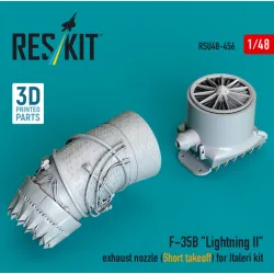 Reskit Rsu48-0456 1/48 F-35b Lightning 2 Exhaust Nozzle Short Takeoff For Italeri Kit 3d Printed