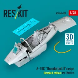 Reskit Rsu48-0539 1/48 A-10c Thunderbolt Ii Cockpit Detailed Edition For Gwh Kit