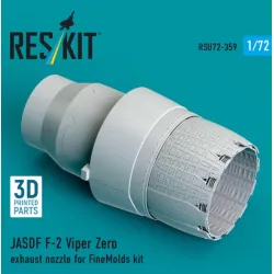 Reskit Rsu72-0359 1/72 Jasdf F-2 Viper Zero Exhaust Nozzle For Finemolds Kit 3d Printed