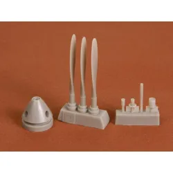 Sbs 48031 1/48 P-39 Airacobra Propeller Set Curtiss-electric Resin Model Kit