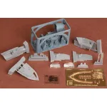 Sbs 48107 1/48 B-58 Hustler Pilot Cockpit Upgrade Set With Stanley Capsule
