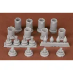 Sbs 72093 1/72 B-58 Hustler Seamless Engine Intakes For Italeri Kit