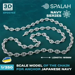 Spalah 00753 1/350 Scale Model Chain For Anchor Japanese Navy 165 Mm 3d Printed