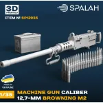 Spalah 12935 1/35 12-7 Mm Browning M2 Machine Gun Scale Model