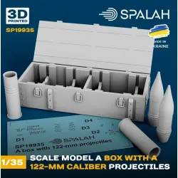 Spalah 19935 1/35 Set Of Scale Models A Box With 122-mm Projectiles