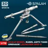 Spalah 20172 1/72 Scale Model Easel Anti-tank Grenade Launcher Spg-9 Resin Model