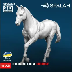 Spalah 22272 1/72 Scale Figure Horse Resin Model