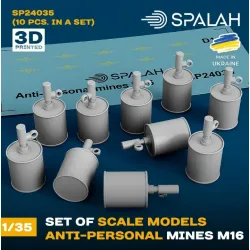 Spalah 24035 1/35 Set Of Scale Models Anti-personal Mines M16 10 Pcs