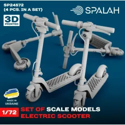 Spalah Sp24572 1/72 Set Of Scale Models Electric Scooter 4 Pcs