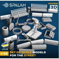 Spalah 27635 1/35 Set Of Scale Models For The Street