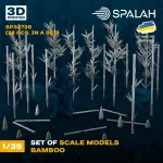 Spalah 32735 1/35 Set Of Scale Models Bamboo 32 Pcs 3d Printed Resin Kit