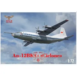 Sova Model 72080 1/72 An-12bkts Cyclope Research Airplane Plastic Model Kit