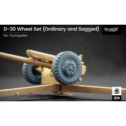 Scalex Wm-35014c 1/35 D-30 Ordinary And Sagged Wheel Set For Trumpeter