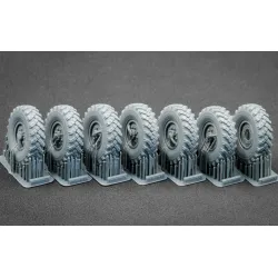 Scalex Wm-35017s 1/35 Zil 131 Sagged Wheel Set For Icm