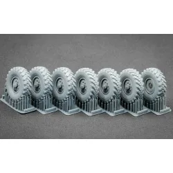 Scalex Wm-35018 1/35 Zil 131 Ordinary Wheel Set For Trumpeter